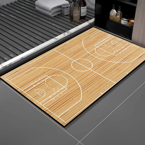 small field carpet Rug Carpet Home Decor Basketball Bedroom
