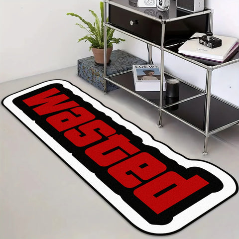 VIKAMA Letter-Shaped Patterned Carpet For Living Room