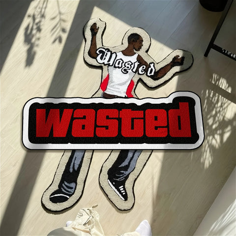 VIKAMA Letter-Shaped Patterned Carpet For Living Room