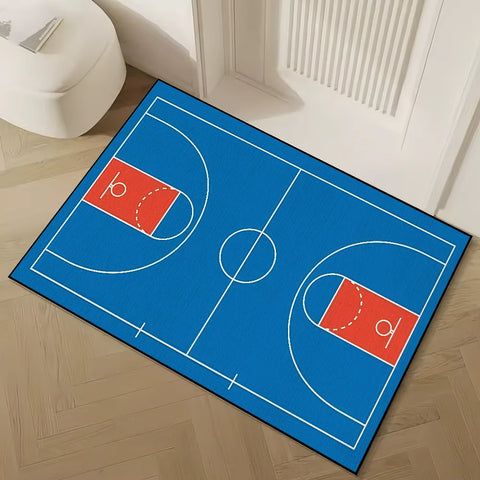 small field carpet Rug Carpet Home Decor Basketball Bedroom